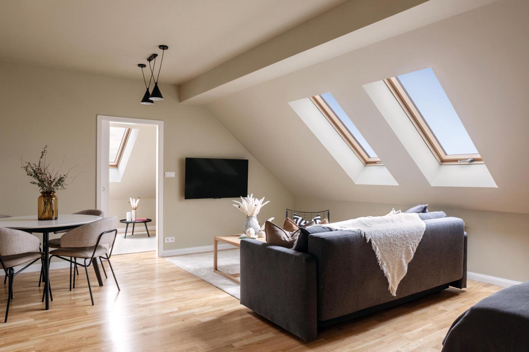 Turnkey I Karlin Square Apartments Prag Exterior foto