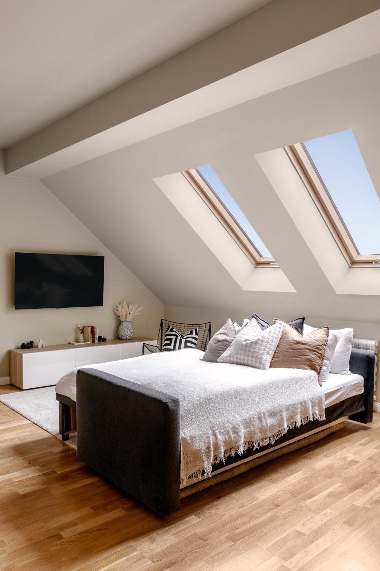 Turnkey I Karlin Square Apartments Prag Zimmer foto