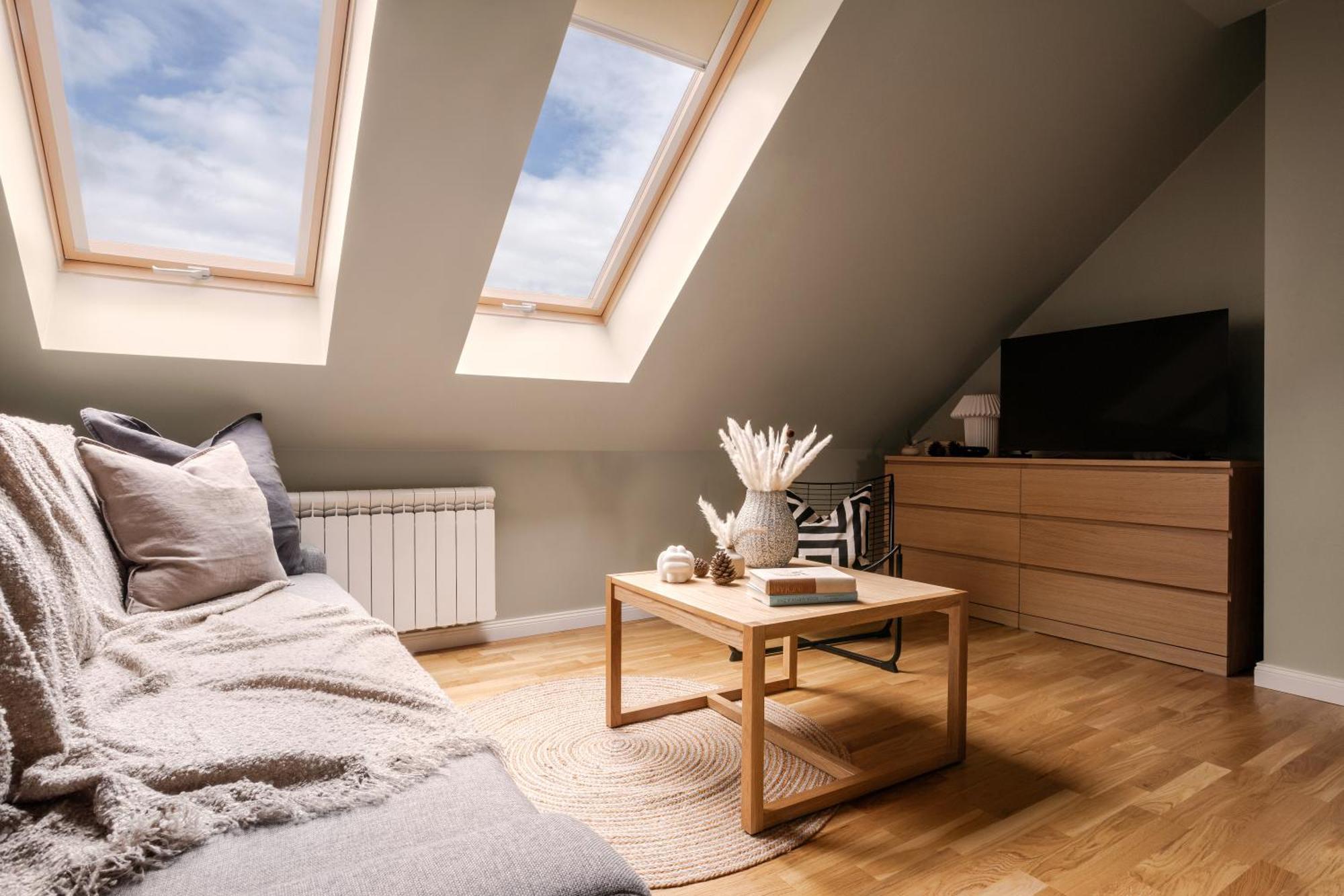 Turnkey I Karlin Square Apartments Prag Zimmer foto