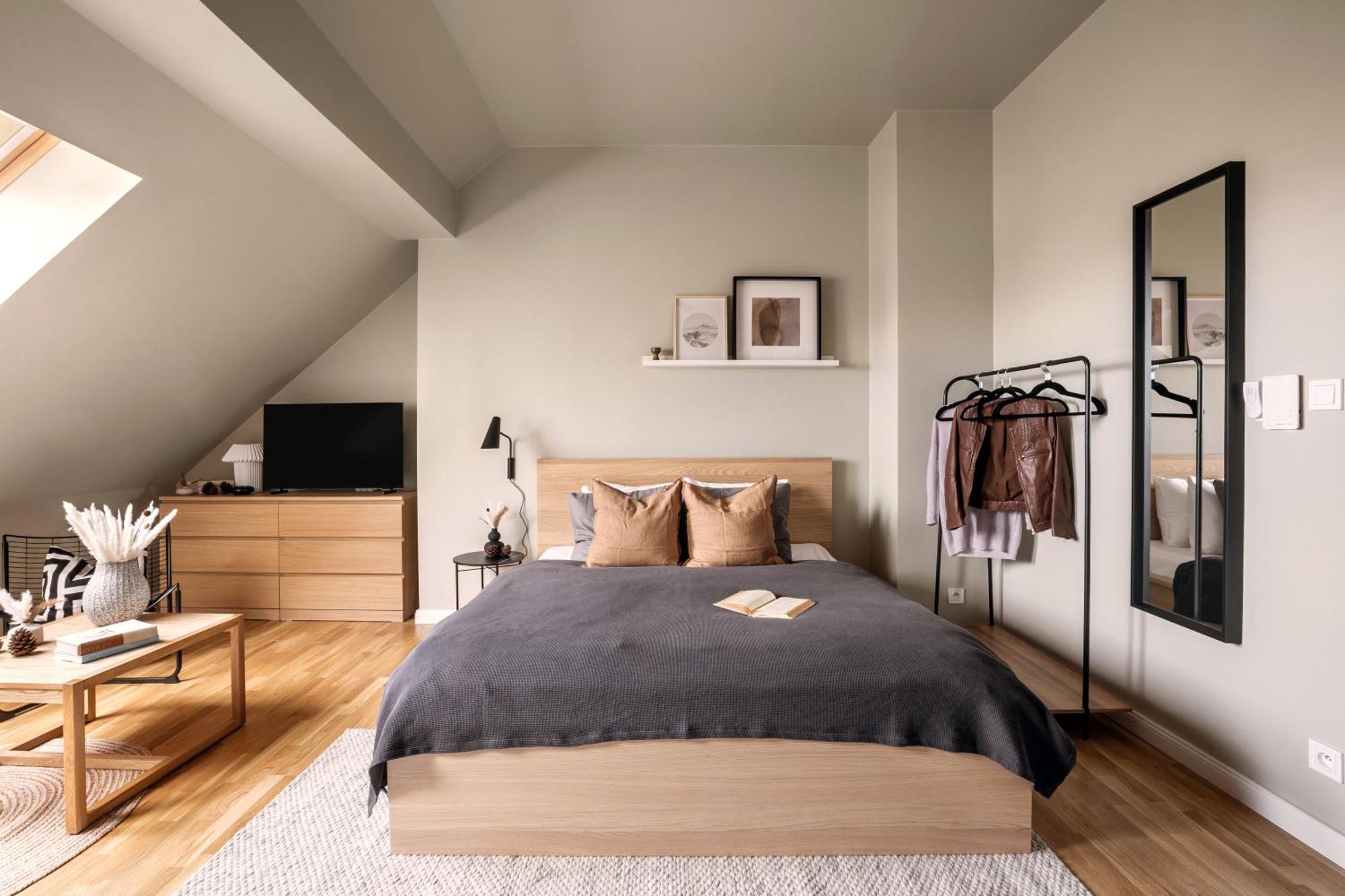 Turnkey I Karlin Square Apartments Prag Zimmer foto